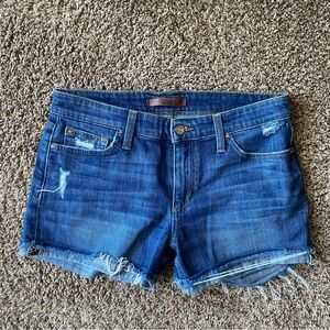 Joe's Jeans Distressed Blue Jean Shorts